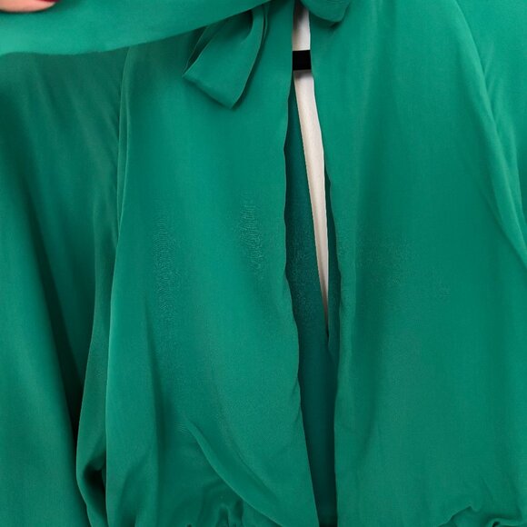 Zara Long Sleeve Rhinestone Cut Out Dress - Picture 9 of 13